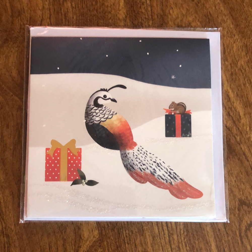Festive Bird Greeting Card